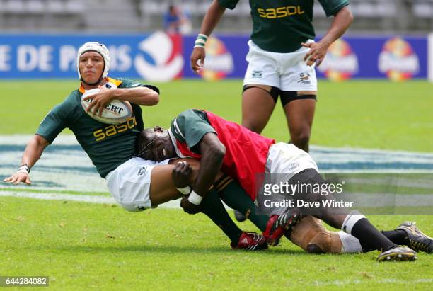 Gio APLON - - Afrique du Sud / Kenya - Rugby Sevens - Paris, Photo : Dave Winter / Icon Sport