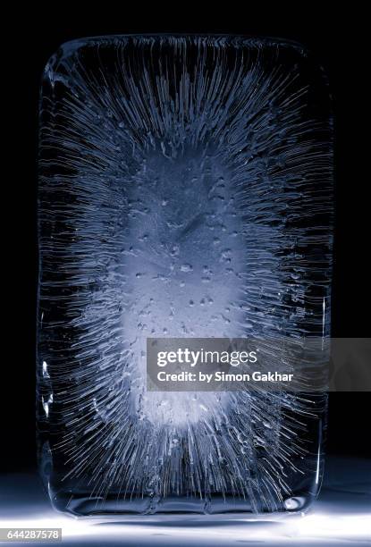 extreme close up of ice - slush ice stock pictures, royalty-free photos & images