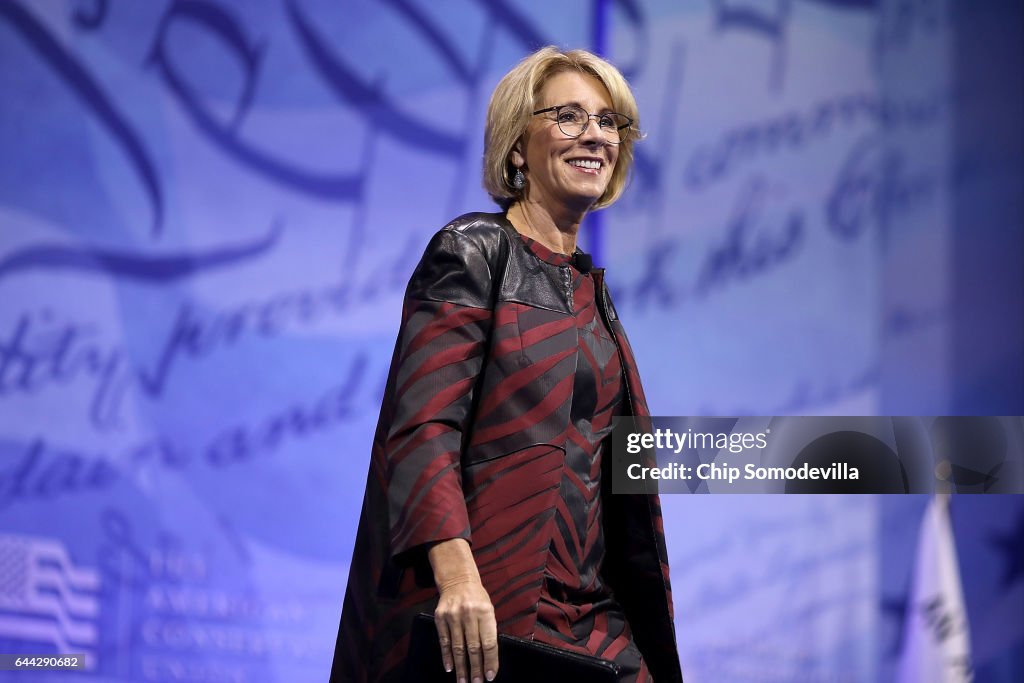 Leading Conservatives Gather For Annual CPAC Event In National Harbor, Maryland