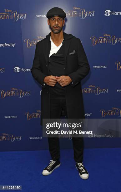 Rio Ferdinand attends the UK Premiere of "Beauty And The Beast" at Odeon Leicester Square on February 23, 2017 in London, England.