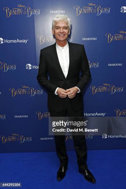 Phillip Schofield attends the UK Premiere of "Beauty And The Beast" at Odeon Leicester Square on February 23, 2017 in London, England.