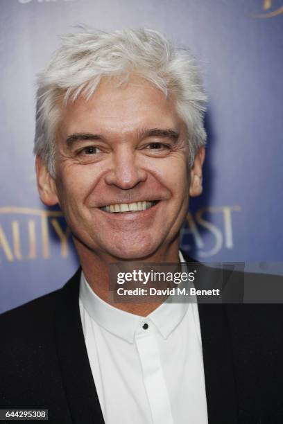 Phillip Schofield attends the UK Premiere of "Beauty And The Beast" at Odeon Leicester Square on February 23, 2017 in London, England.