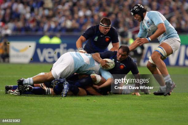 Raphael IBANEZ / Rodrigo RONCERO - - France / Argentine - Coupe du Monde de Rugby 2007 - Photo: Dave Winter/Icon Sport