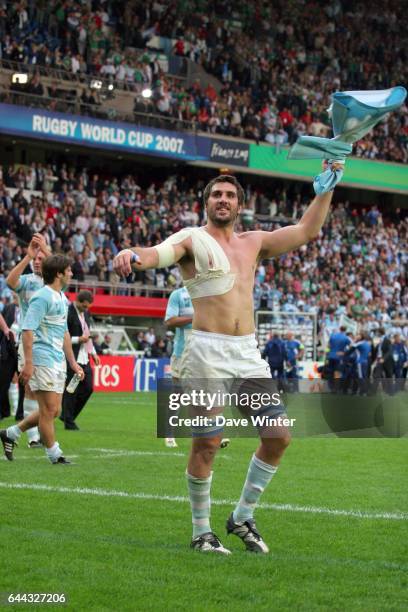 Juan Martin FERNANDEZ LOBBE - - Argentine / Irlande - Coupe du monde de Rugby 2007, Photo : Dave Winter / Icon Sport