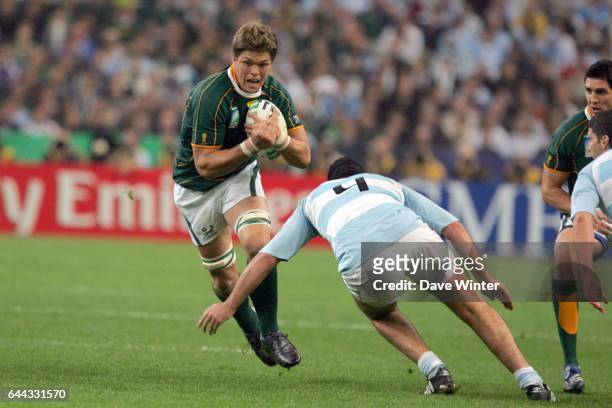 Juan SMITH / Carlos Ignacio FERNANDEZ LOBBE - - Argentine / Afrique du Sud - Coupe du monde de rugby 2007 - Stade de France, Photo: Dave Winter /...