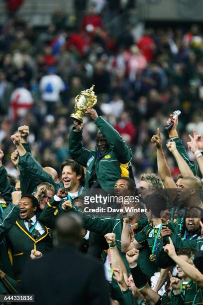 Le President Thabo Mbeki - - Angleterre / Afrique du Sud - Finale de la Coupe du Monde de Rugby 2007 - Stade de France - Paris - Photo : Dave Winter...