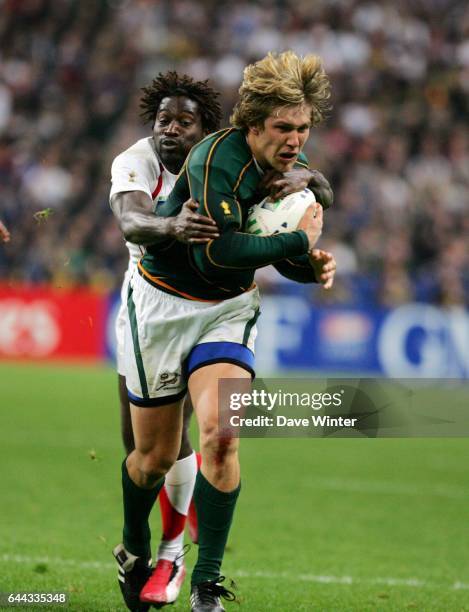 Francois STEYN / Paul SACKEY - - Angleterre / Afrique du Sud - Finale de la Coupe du Monde de Rugby 2007 - Stade de France - Paris - Photo : Dave...