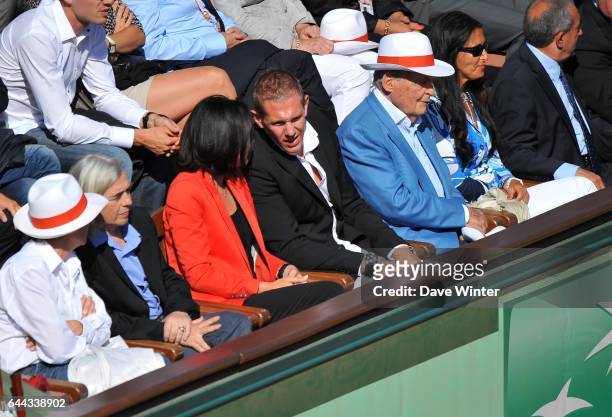 Imanol HARINORDOQUY et sa femme - - Roland Garros 2012 - Photo: Dave Winter / Icon Sport