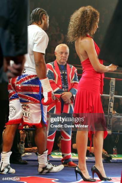 Frank MALONEY - Jean Marc MORMECK / David HAYE - - Championnat du monde des lourds legers WBA / WBC, Palais des Sports Marcel-Cerdan de Levallois....