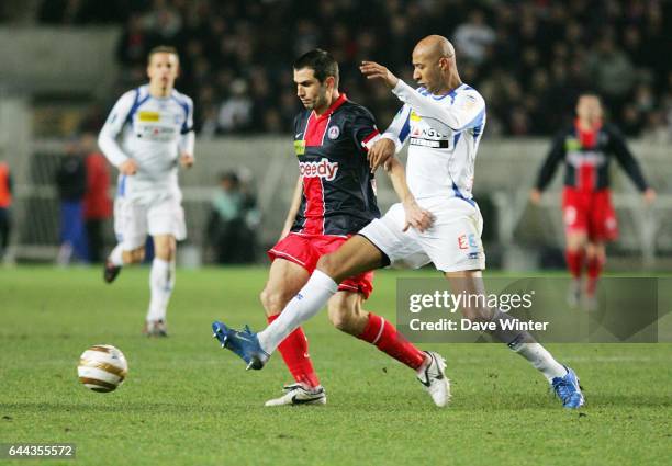 Sammy TRAORE - - PSG / Auxerre - 1/2 finale Coupe de la Ligue, Photo : Dave Winter / Icon Sport