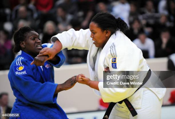 Emilie ANDEOL / Rebecca RAMANICH - +78kg - - Championnats de France de Judo - Stade Coubertin, Photo : Dave Winter / Icon Sport