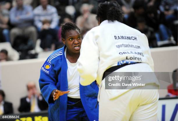 Emilie ANDEOL / Rebecca RAMANICH - +78kg - - Championnats de France de Judo - Stade Coubertin, Photo : Dave Winter / Icon Sport