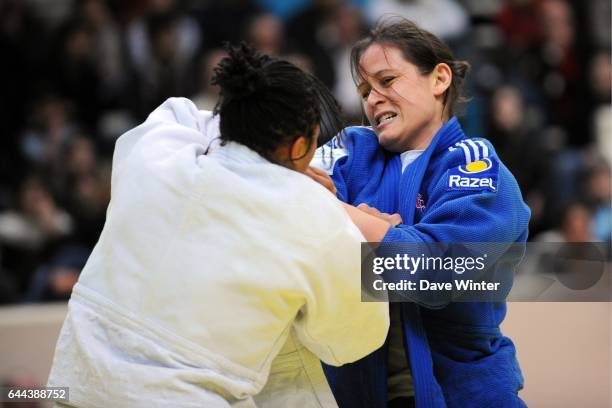 Lucie DECOSSE / Marie PASQUET - -70kg - - Championnats de France de Judo - Stade Coubertin, Photo : Dave Winter / Icon Sport