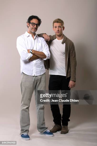 Actor Miles Teller and director Ben Younger photographed for MovieMaker on August 4 in New York City.