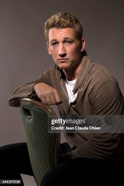 Actor Miles Teller photographed for MovieMaker on August 4 in New York City.