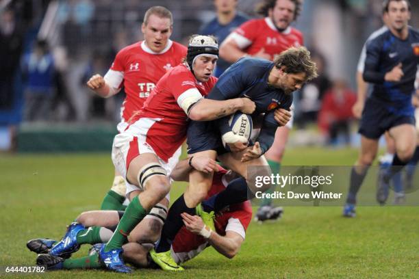 Ryan JONES / Cedric HEYMANS - - France / Pays de Galles - Tournoi de Six Nations, Photo : Dave Winter / Icon Sport