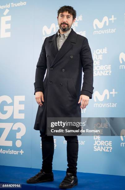 Toni Garrido during 'Que fue de Jorge Sanz' Madrid Premiere on February 23, 2017 in Madrid, Spain.