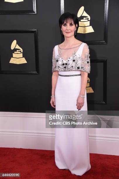 Enya on the Red Carpet at THE 59TH ANNUAL GRAMMY AWARDS, broadcast live from the STAPLES Center in Los Angeles, Sunday, Feb. 12 on the CBS Television...