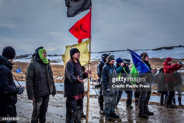 Defiant Dakota Access Pipeline water protectors faced-off with various law enforcement agencies on the day the camp was slated to be raided. Many...