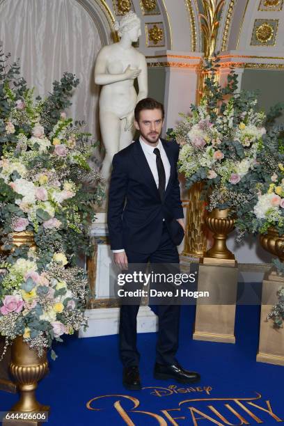 Dan Stevens attends the UK launch event for "Beauty And The Beast" at Spencer House on February 23, 2017 in London, England.