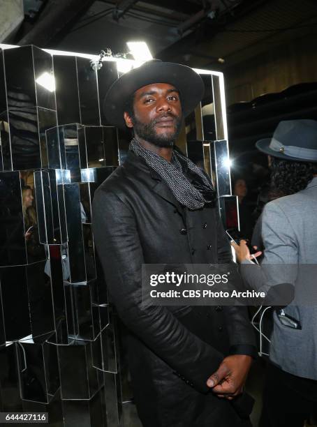 Gary Clark Jr. Backstage at THE 59TH ANNUAL GRAMMY AWARDS, broadcast live from the STAPLES Center in Los Angeles, Sunday, Feb. 12 on the CBS...