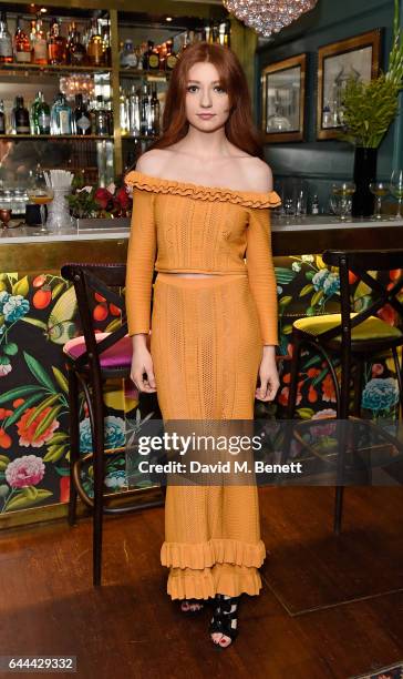 Nicola Roberts attends Alice McCall Fall 2017 Collection Launch Vip Dinner at Albert's on February 23, 2017 in London, England.