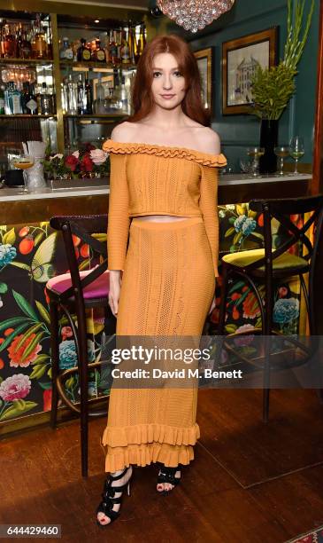 Nicola Roberts attends Alice McCall Fall 2017 Collection Launch Vip Dinner at Albert's on February 23, 2017 in London, England.