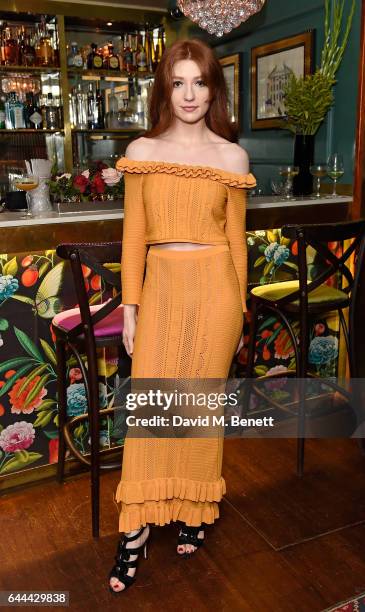 Nicola Roberts attends Alice McCall Fall 2017 Collection Launch Vip Dinner at Albert's on February 23, 2017 in London, England.