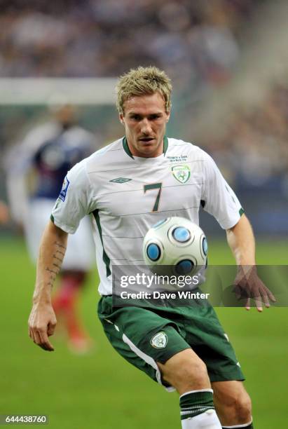 Liam LAWRENCE - - France / Eire - Barrage retour - Qualifications Coupe du Monde 2010 - Stade de France - Saint Denis, Photo : Dave Winter / Icon...