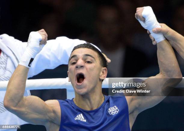 Nordine OUBAALI - Mouche - 52kg - - Boxe - Jeux Olympiques 2012 - Londres, Photo : Dave Winter / Icon Sport,