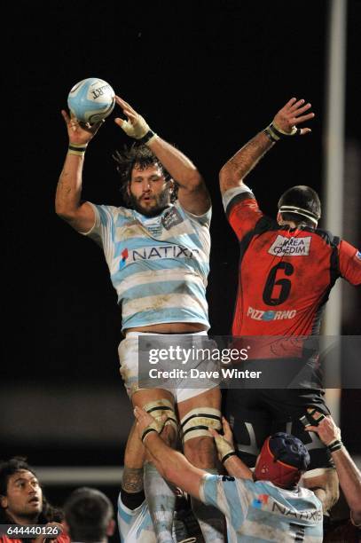 Lionel NALLET / Juan FERNANDEZ LOBBE - - Racing-Metro / Toulon - 15eme journee du Top 14, Photo: Dave Winter / Icon Sport