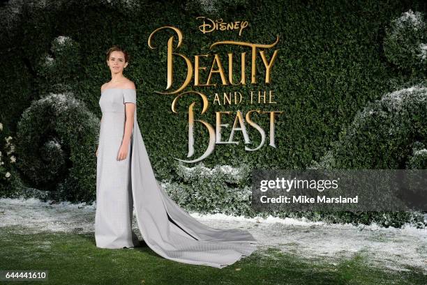 Emma Watson attends UK launch event for "Beauty And The Beast" at Spencer House on February 23, 2017 in London, England.