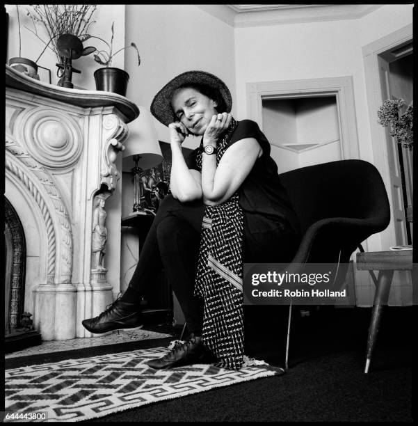 Filmmaker Shirley Clarke photographed on August 22 in New York City.