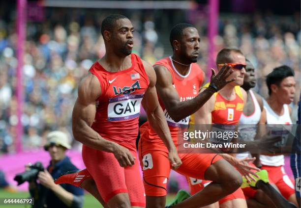 Tyson GAY - 100m hommes- 1er tour - - Jeux Olympiques Londres 2012. Photo: Dave Winter / Icon Sport.