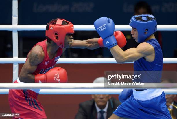 Nordine OUBAALI / Raushee WARREN - Mouche - 52kg - - Boxe - Jeux Olympiques 2012 - Londres, Photo : Dave Winter / Icon Sport,