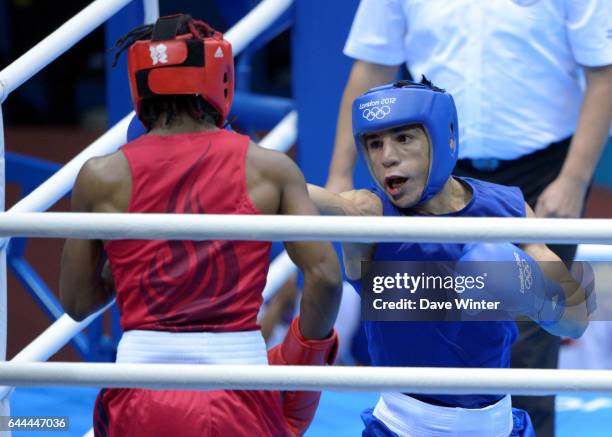 Nordine OUBAALI / Raushee WARREN - Mouche - 52kg - - Boxe - Jeux Olympiques 2012 - Londres, Photo : Dave Winter / Icon Sport,