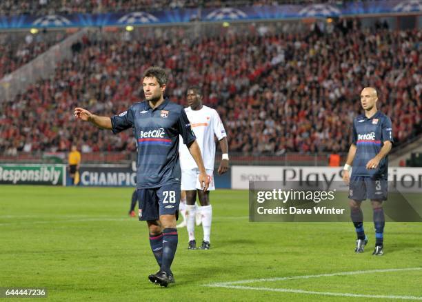 Jeremy TOULALAN / CRIS - - Debrecen / Lyon - Champions League 2009/2010 - Stade Ferenc Puskas Nepstadion - Budapest, Photo : Dave Winter / Icon Sport