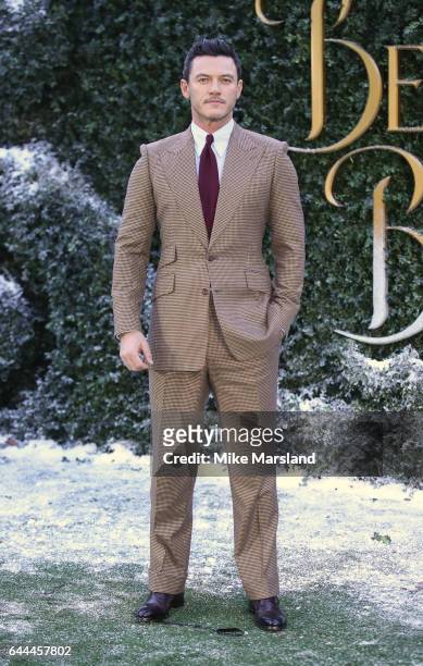Luke Evans attends UK launch event for "Beauty And The Beast" at Spencer House on February 23, 2017 in London, England.