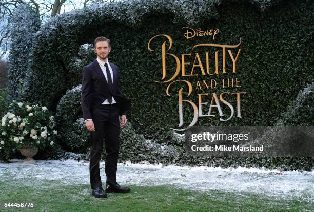 Dan Stevens attends UK launch event for "Beauty And The Beast" at Spencer House on February 23, 2017 in London, England.