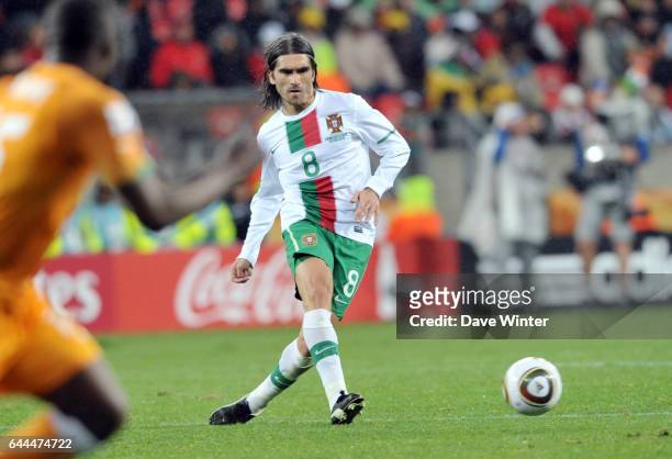 Pedro MENDES - - Cote d'Ivoire / Portugal - Coupe du Monde 2010 - Match 13, Groupe G, Nelson Mandela Bay Stadium, Port Elizabeth, Afrique du Sud....