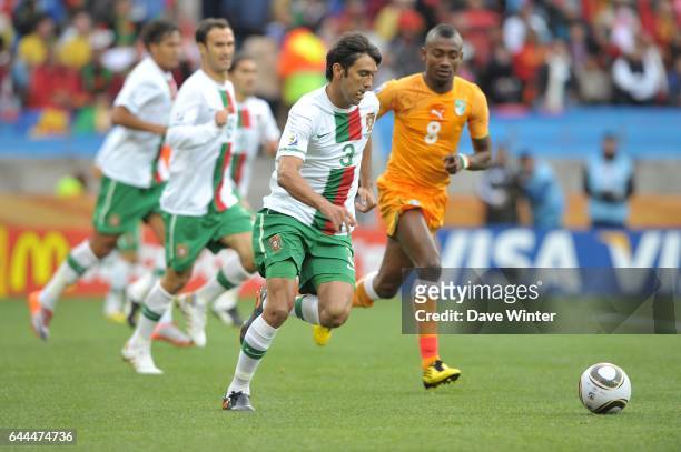 Paulo FERREIRA - - Cote d'Ivoire / Portugal - Coupe du Monde 2010 - Match 13, Groupe G, Nelson Mandela Bay Stadium, Port Elizabeth, Afrique du Sud....