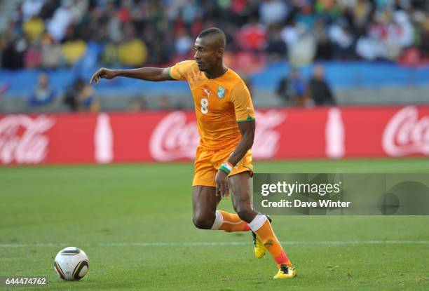 Salomon KALOU - - Cote d'Ivoire / Portugal - Coupe du Monde 2010 - Match 13, Groupe G, Nelson Mandela Bay Stadium, Port Elizabeth, Afrique du Sud....