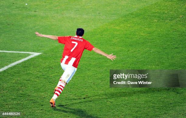 Joie Oscar CARDOZO - - Paraguay / Japon - 1/8 Finale Coupe du Monde 2010 - Pretoria, Photo : Dave Winter / Icon Sport