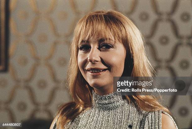 English actress Judy Cornwell pictured at an arts function in London in November 1970.