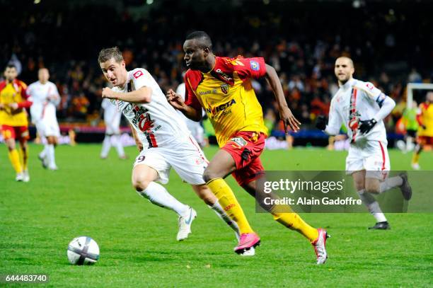 Abdoulrazak BOUKARI / Francois CLERC - - Lens / Nice - 10e journee Ligue 1, Photo : Alain Gadoffre / Team Pics / Icon Sport