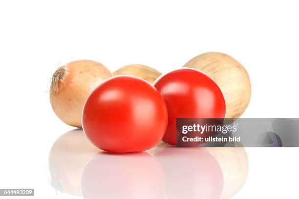 Tomaten und Zwiebeln