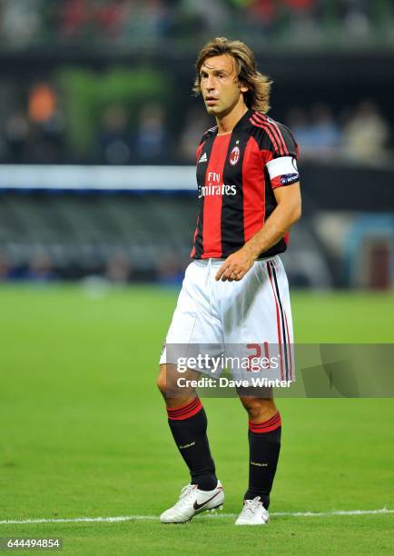 Andrea PIRLO - - Milan AC / Auxerre - Champions League 2010/2011 - Stade San Siro - Milan, Photo : Dave Winter / Icon Sport