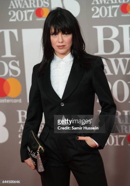 Imelda May attends The BRIT Awards 2017 at The O2 Arena on February 22, 2017 in London, England.