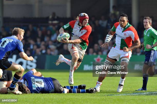 Magnus LUND - - Bath Rugby / Biarritz Olympique - H Cup, Journee 1, Poule 4 - The Recreation Ground, Bath. Photo: Dave Winter / Icon Sport.