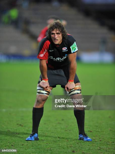 Jacques BURGER - - Saracens / Racing Metro 92 - H Cup, 3e journee, Groupe 2 - Vicarage Road, Watford. Photo: Dave Winter / Icon Sport.
